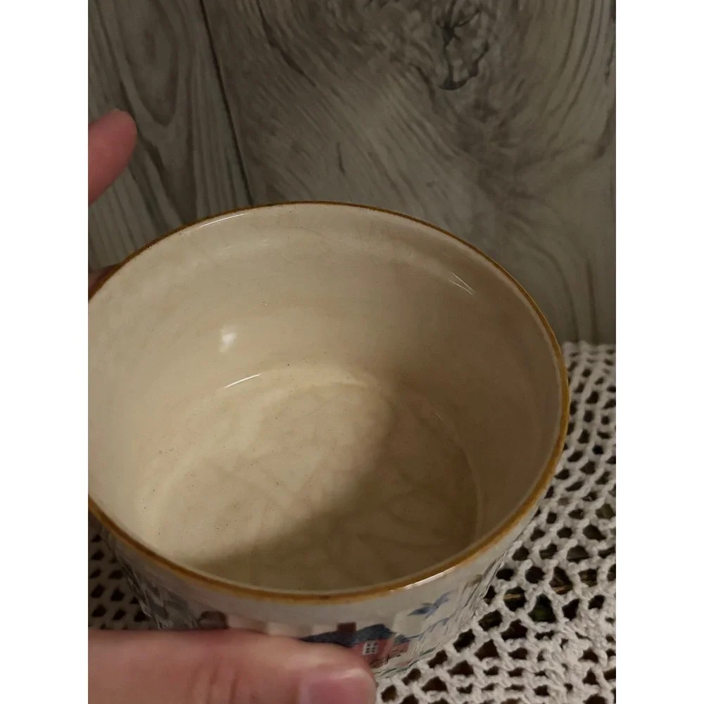 International Heartland Stoneware Ramekin Fluted Dish Japan